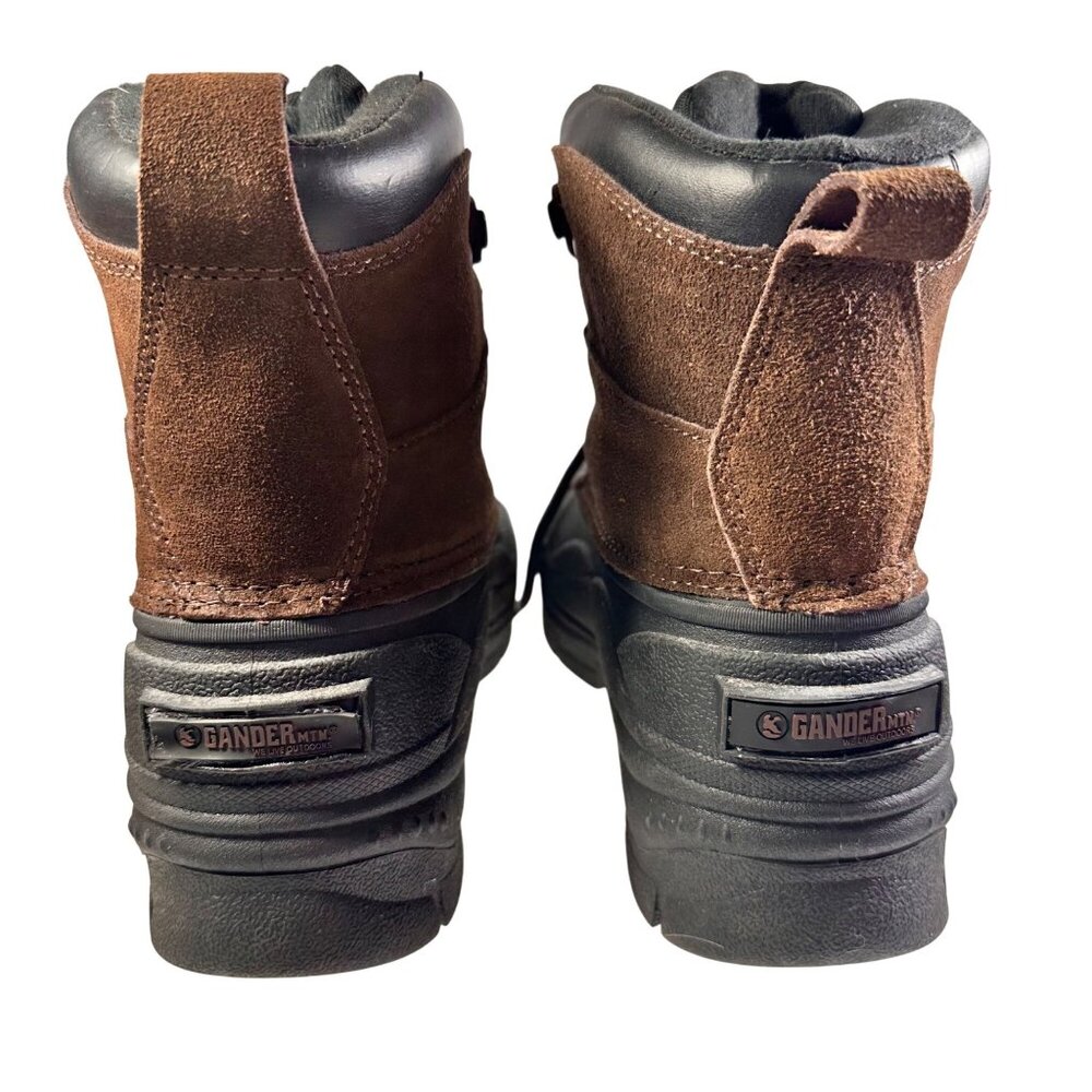 Gander Mountain Mens Brown Black Snow Trex SZ 11 Suede Rubber Outdoor Hunting - Picture 4 of 8